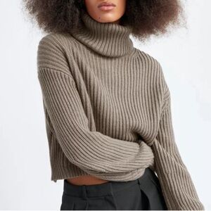 Babaton knitted turtleneck